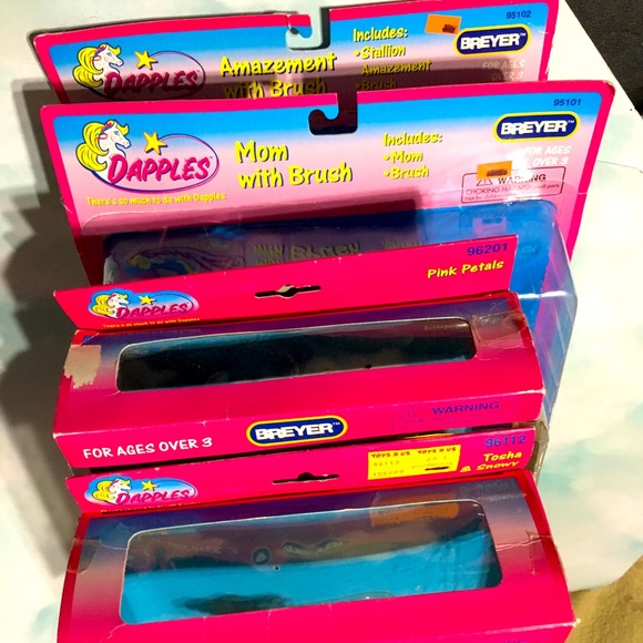 DAPPLES BREYER HORSE 1990s Original Boxes & Brushes - Picture 6 of 8